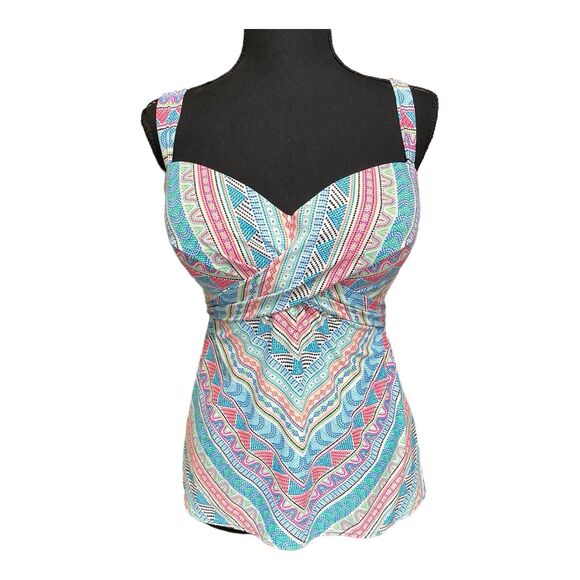 Santa Cruz Convertible Underwire Tankini Swim Top NWOT - Picture 1 of 10